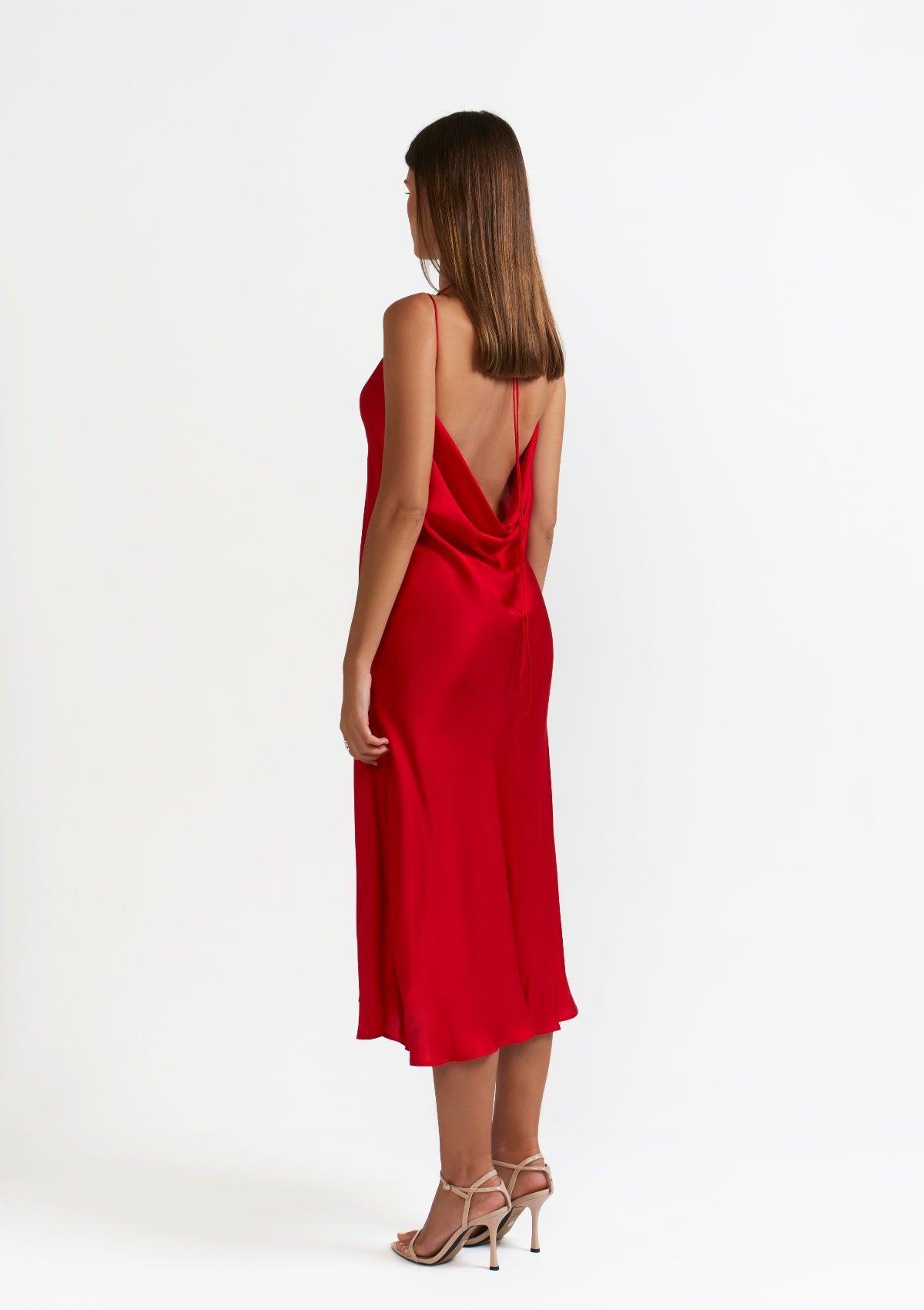 Bec and bridge outlet red slip dress